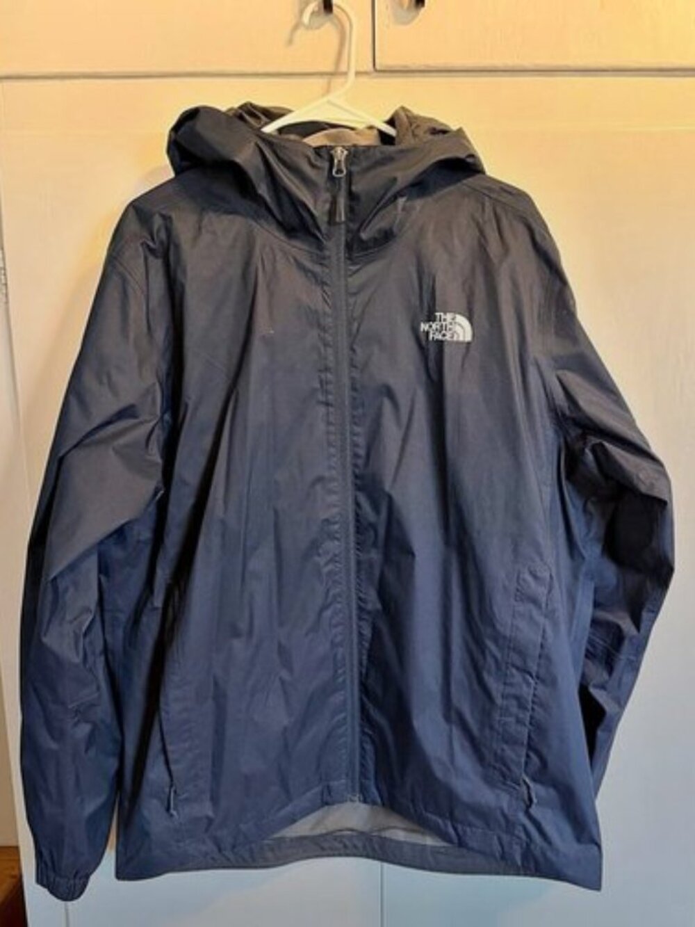 The North Face Men's Hooded Rain Jacket Navy Large
